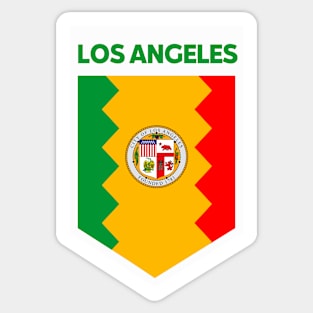 Los Angeles City Flag Emblem Sticker